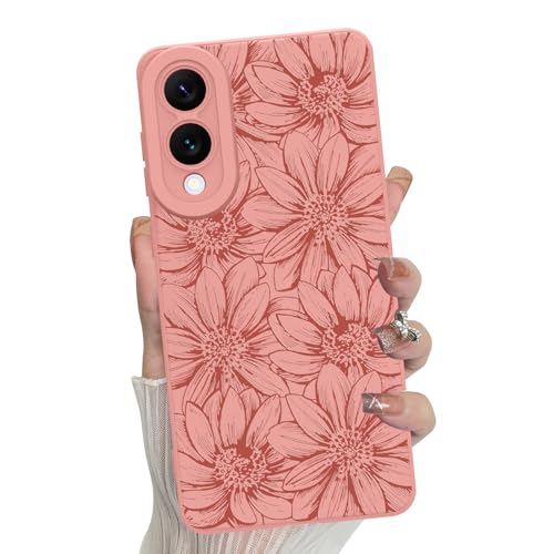 MZELQ Schutzhülle für Samsung Galaxy S25 Edge, Silikon, Sonnenblume, Blumen, niedliches Muster, Kameraschutz, weiche, schlanke Handyhülle für Mädchen und Frauen, Rosa MZELQ Schutzhülle für Samsung Galaxy S25 Edge, Silikon, Sonnenblume, Blumen, niedliches Muster, Kameraschutz, weiche, schlanke Handyhülle für Mädchen und Frauen, Rosa von MZELQ