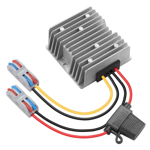 MZHOU DC 20V-72V zu 12V 10A 120W Spannungswandler, DC 24V 36V 48V 60V zu 12V Spannungsregler, DC Abwärtswandler mit Sicherung, 12V Buck Stabilizer mit Wasserdichtem Schutz. MZHOU DC 20V-72V zu 12V 10A 120W Spannungswandler, DC 24V 36V 48V 60V zu 12V Spannungsregler, DC Abwärtswandler mit Sicherung, 12V Buck Stabilizer mit Wasserdichtem Schutz. von MZHOU