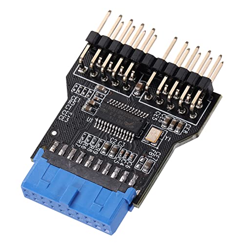 MZHOU USB 3.0 9PIN zu USB2.0 9PIN Frontplattenbuchsenadapterkarte, USB 3.0 Motherboard 19PIN zu Dual 9-PIN Schnittstellenerweiterungskarte… MZHOU USB 3.0 9PIN zu USB2.0 9PIN Frontplattenbuchsenadapterkarte, USB 3.0 Motherboard 19PIN zu Dual 9-PIN Schnittstellenerweiterungskarte… von MZHOU