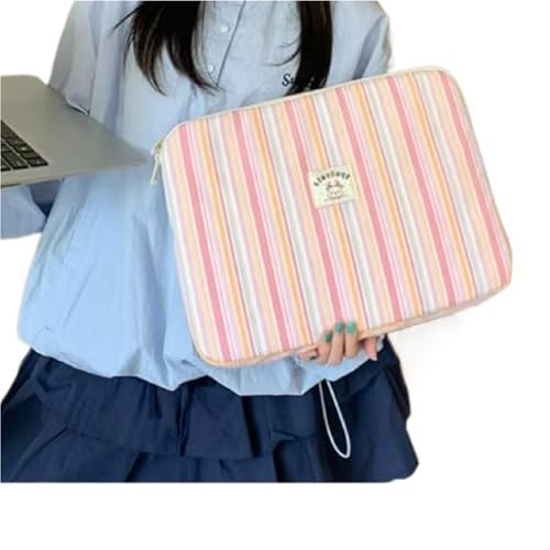 Laptop-SchutzhüLle Laptop-Hülle Abdeckung Tasche 11 13 14 15 15,6 16 Zoll Computer Tragetasche Taschen(Pink,9.7-11inch) von MZYFDC