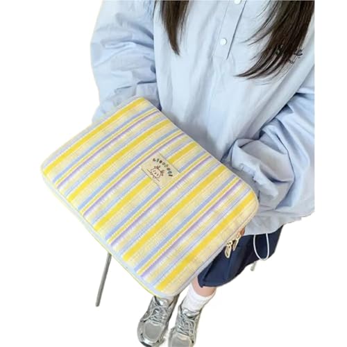 Laptop-SchutzhüLle Laptop-Hülle Abdeckung Tasche 11 13 14 15 15,6 16 Zoll Computer Tragetasche Taschen(Yellow,9.7-11inch) von MZYFDC