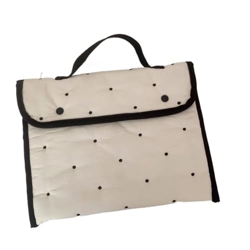 Laptop-SchutzhüLle Laptoptasche 11 14 Zoll for Hülle Tasche Taschen Notebook Computertasche Reisebüro College Tragbares Tablet(Black dots,11 inch) von MZYFDC