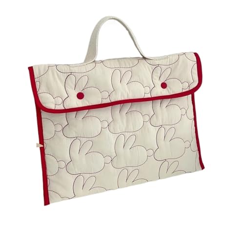 Laptop-SchutzhüLle Laptoptasche 11 14 Zoll for Hülle Tasche Taschen Notebook Computertasche Reisebüro College Tragbares Tablet(Red Rabbit,11 inch) von MZYFDC