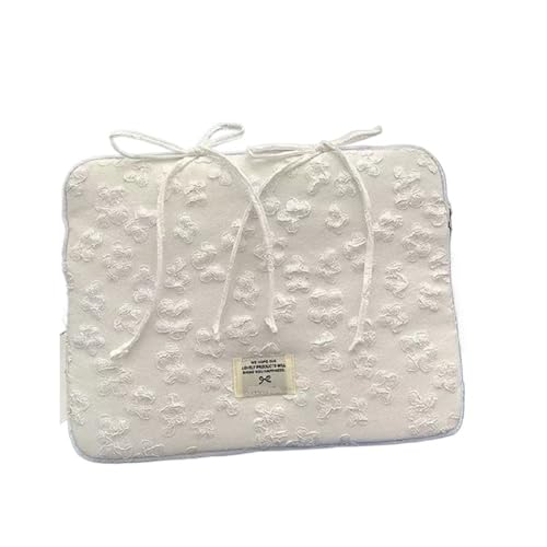 Laptop-SchutzhüLle Niedliche Laptophülle for Notebook-Tablet-Tasche(Beige,13-14.5inch) von MZYFDC