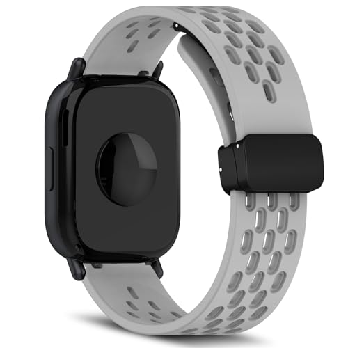 MaEiol 22mm Silikon Armband Xiaomi Watch S4 / Xiaomi Redmi Watch 5 Active/Xiaomi Redmi Watch 5 Lite, Weiches Sport Atmungsaktive Armbänder für Xiaomi Watch S4 Sport/Xiaomi Watch 2 - Hellgrau MaEiol 22mm Silikon Armband Xiaomi Watch S4 / Xiaomi Redmi Watch 5 Active/Xiaomi Redmi Watch 5 Lite, Weiches Sport Atmungsaktive Armbänder für Xiaomi Watch S4 Sport/Xiaomi Watch 2 - Hellgrau von MaEiol