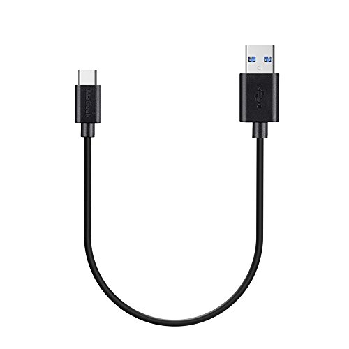 MaGeek® [0,3 Meter Kurzes USB Typ C auf USB 3.0 Kabel für Galaxy S8, S8 +, MacBook, Nintendo Switch, Sony XZ, LG V20 G5 G6, HTC 10 und mehr [Schwarz] von MaGeek