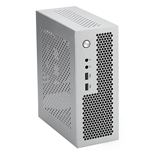 MaItagkam A09 HTPC Computergehäuse Mini ITX Gehäuse PC Desktop Chassis USB 2.0 Computergehäuse Home Computer Gehäuse Silber von MaItagkam