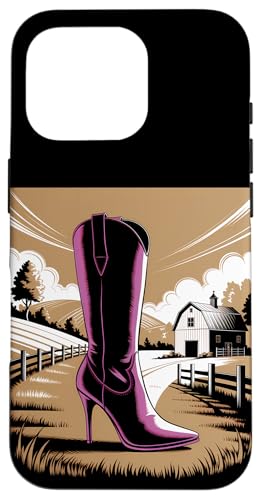 Country Glam Boot - Western Chic Cowgirl Vibe Hülle für iPhone 16 Pro Country Glam Boot - Western Chic Cowgirl Vibe Hülle für iPhone 16 Pro von MaPaNoLi Design