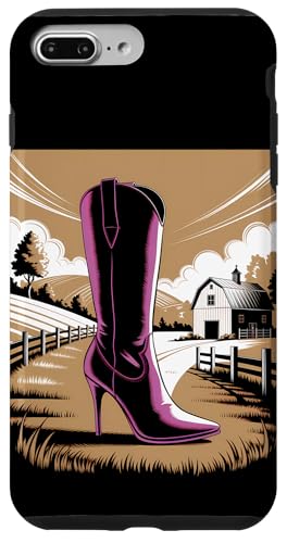 Country Glam Boot - Western Chic Cowgirl Vibe Hülle für iPhone 7 Plus/8 Plus Country Glam Boot - Western Chic Cowgirl Vibe Hülle für iPhone 7 Plus/8 Plus von MaPaNoLi Design