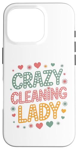 Crazy Cleaning Lady - Lustiger Housekeeping Humor Hülle für iPhone 16 Pro Crazy Cleaning Lady - Lustiger Housekeeping Humor Hülle für iPhone 16 Pro von MaPaNoLi Design