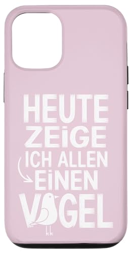 Heute zeige ich allen einen Vogel Spruch Humor Hülle für iPhone 12/12 Pro Heute zeige ich allen einen Vogel Spruch Humor Hülle für iPhone 12/12 Pro von MaPaNoLi Design