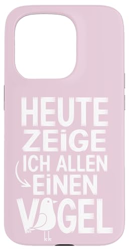 Heute zeige ich allen einen Vogel Spruch Humor Hülle für iPhone 15 Pro Heute zeige ich allen einen Vogel Spruch Humor Hülle für iPhone 15 Pro von MaPaNoLi Design