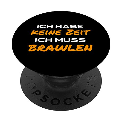 Ich habe keine Zeit ich muss Brawlen - Brawl für Stars PopSockets mit austauschbarem PopGrip von MaPaNoLi Design