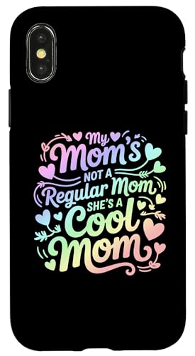 Meine Mutter ist keine normale Mutter, sie ist eine coole Mutter Hülle für iPhone X/XS Meine Mutter ist keine normale Mutter, sie ist eine coole Mutter Hülle für iPhone X/XS von MaPaNoLi Design