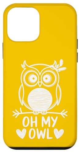 Oh My Owl - Lustiges Wütende Eule Wortspiel mit Herzen Hülle für iPhone 12 mini Oh My Owl - Lustiges Wütende Eule Wortspiel mit Herzen Hülle für iPhone 12 mini von MaPaNoLi Design