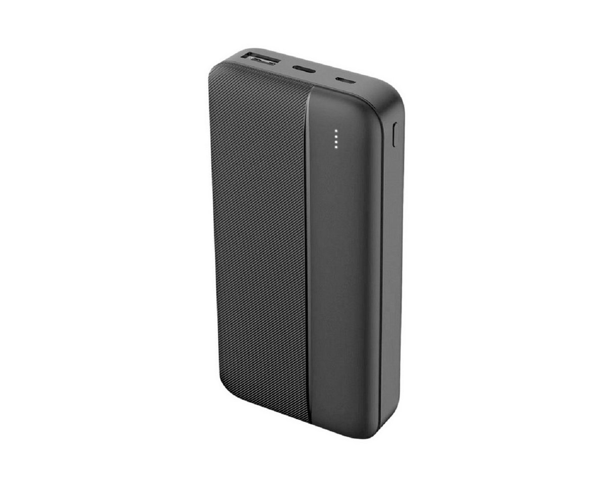 MaXlife Powerbank 20W Akkukapazität 20000mAh Externer Akku Schwarz Powerbank (1 St) von MaXlife