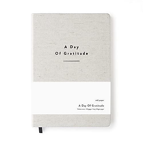 Mål Paper Daily Dankbarkeits-Tagebuch – gebundenes Tagebuch aus Baumwolle, 6 Monate, undatiertes Tagesnotizbuch mit Affirmationen, Zitaten, Manifestationen, Absichten und Tag- und Nachtreflexion, Mål Paper Daily Dankbarkeits-Tagebuch – gebundenes Tagebuch aus Baumwolle, 6 Monate, undatiertes Tagesnotizbuch mit Affirmationen, Zitaten, Manifestationen, Absichten und Tag- und Nachtreflexion, von Mål Paper