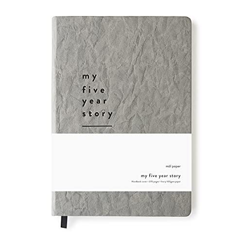 Mål Paper My Five Year Story Journal – Hardcover-Notizbuch im Used-Look, Tagesdatum für Achtsamkeit, Reflexion und positives Denken, Lebensplaner-Logbuch, einzigartige Geschenke für Männer und Frauen Mål Paper My Five Year Story Journal – Hardcover-Notizbuch im Used-Look, Tagesdatum für Achtsamkeit, Reflexion und positives Denken, Lebensplaner-Logbuch, einzigartige Geschenke für Männer und Frauen von Mål Paper