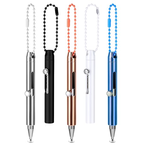 Mabor 5 Stück Eingabestifte für Tablets Mini Touchscreen Stylus Pen Universal Stylus Stift Touch Pen Eingabestift Touchstift für Alle Smartphone Handy Tablet mit Schlüsselanhänger von Mabor