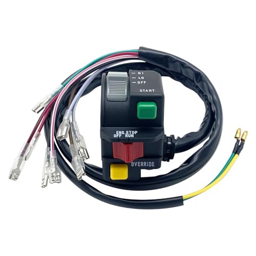 Mabutingti Lenkerschalter Links passend für Polaris Scrambler 500 400 Sportsman 500 400 335 Xplorer Xpress Trail Boss Scheinwerfer Schalter Lichtschalter Ausschalter Einschalter Knopf von Mabutingti