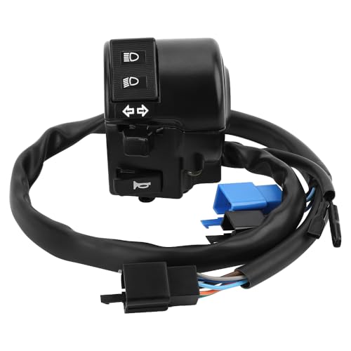 Mabutingti Linker Kontrollschalter für Blinker, Hupe und Scheinwerfer passend für Honda Shadow Phantom 750 VT750C2B 2010-2023 35200-MFE-A41 Mabutingti Linker Kontrollschalter für Blinker, Hupe und Scheinwerfer passend für Honda Shadow Phantom 750 VT750C2B 2010-2023 35200-MFE-A41 von Mabutingti