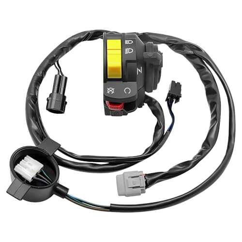 Mabutingti Linker Lenker-Schalter für Suzuki LTZ 400 QuadSport Z 400 2009-2014 Start, Stop, Not-Aus und Scheinwerfer Schalter Lichtschalter von Mabutingti