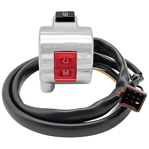 Mabutingti Rechtsseitiger Start Stopp Aus Schalter passend für Honda Shadow 600 VT600 VT600C/VT600CD VLX 1999-2007 35013-KW9-921 35013-KW9-920 Mabutingti Rechtsseitiger Start Stopp Aus Schalter passend für Honda Shadow 600 VT600 VT600C/VT600CD VLX 1999-2007 35013-KW9-921 35013-KW9-920 von Mabutingti