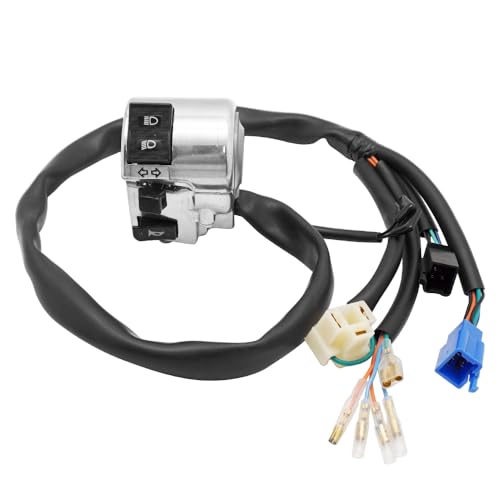 Mabutingti linker Kontrollschalter für Blinker, Hupe und Scheinwerfer passend für Honda VTX1300 VTX1300C VTX1300R VTX1300S VTX1300T 2003-2009 35020-MEA-670 35200-MEM-670 Mabutingti linker Kontrollschalter für Blinker, Hupe und Scheinwerfer passend für Honda VTX1300 VTX1300C VTX1300R VTX1300S VTX1300T 2003-2009 35020-MEA-670 35200-MEM-670 von Mabutingti
