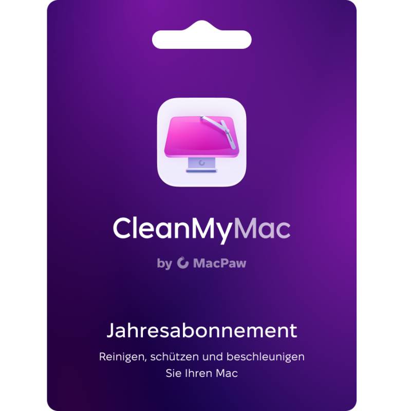 MacPaw CleanMyMac 1 Jahr Subscription von MacPaw
