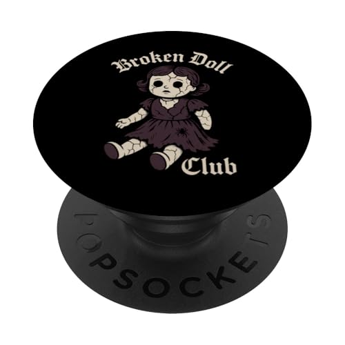 Horrorpuppensammler gruselige Spielzeugliebhaber Spukpuppe PopSockets Klebender PopGrip von Macabre Doll Club Haunted Toy Collection