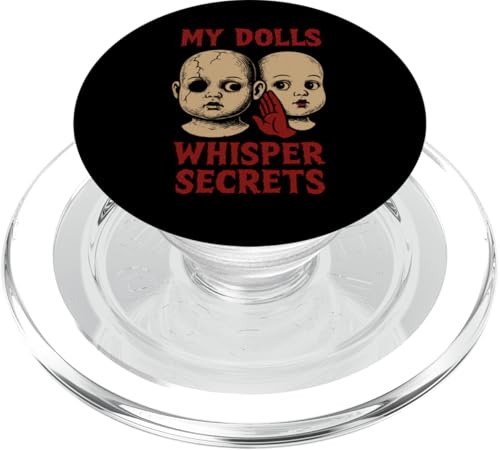 Horrorpuppensammler gruselige Spielzeugliebhaber Spukpuppe PopSockets PopGrip für MagSafe von Macabre Doll Club Haunted Toy Collection