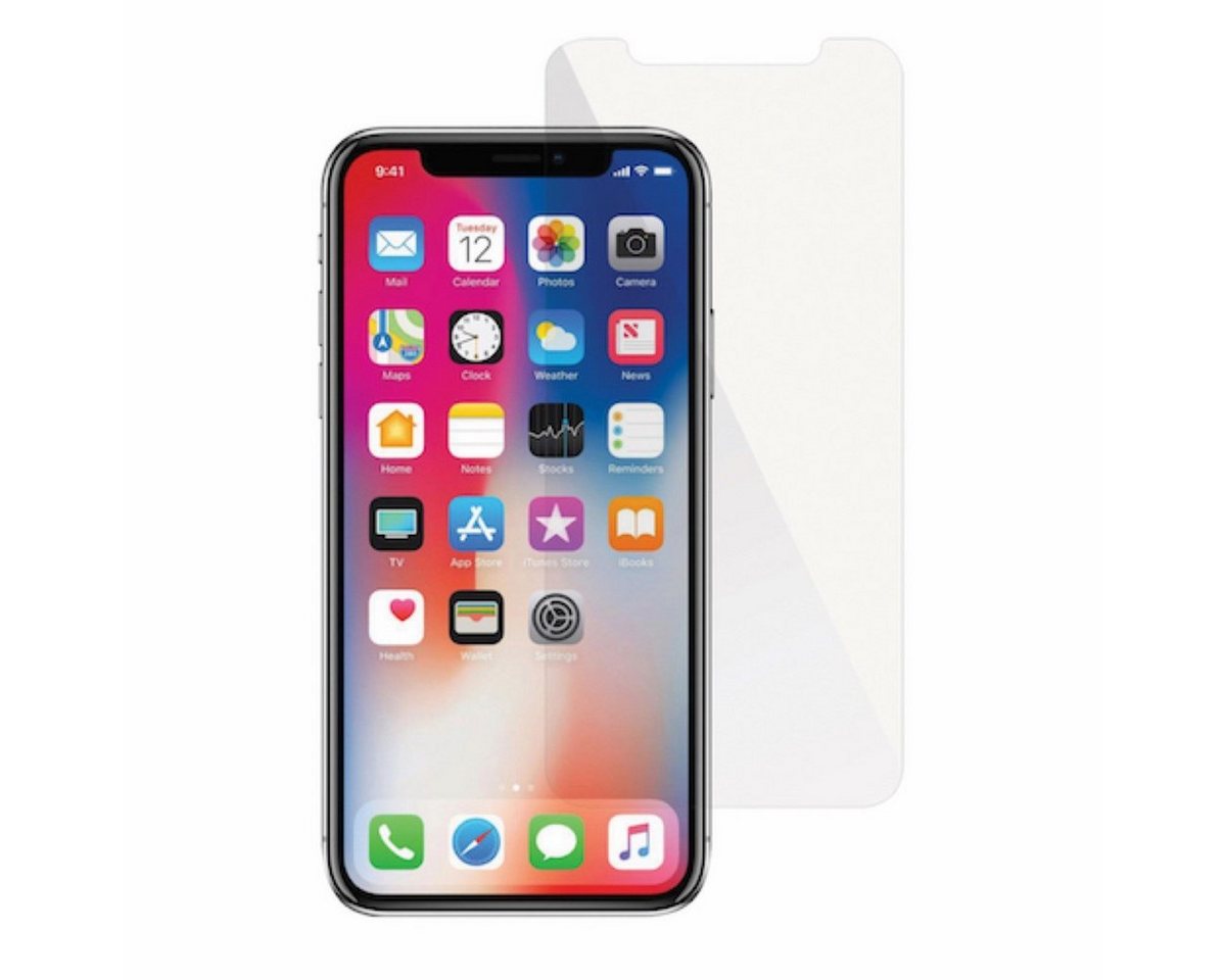 Macally Schutzfolie 9H Glas-Folie Schutz-Folie Hart-Glas Panzer, Display-Folie aus Hartglas, dünn, für Apple iPhone 11 Pro iPhone X Xs von Macally