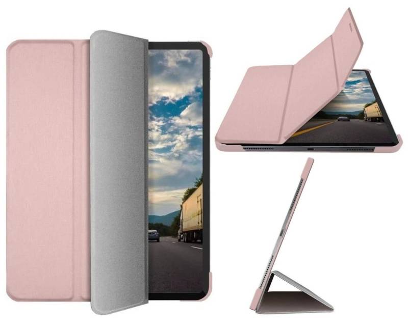 Macally Tablet-Hülle Schutz-Hülle Ständer Smart Tasche Cover Etui Rose, für iPad Pro 11 2020 2021 2022 Befestigung für Apple Pencil" von Macally