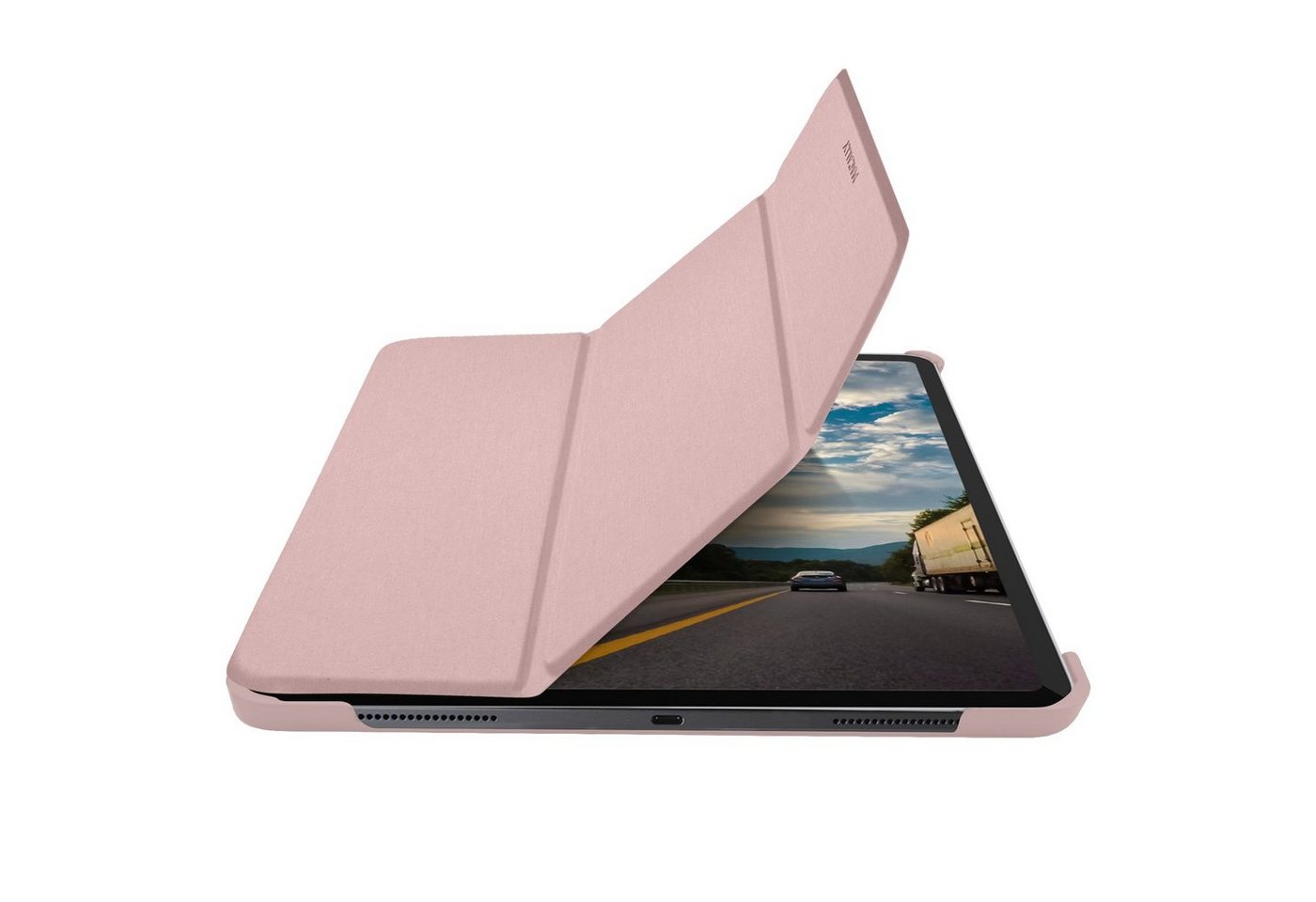 Macally Tablet-Hülle Schutz-Hülle Stand Smart Tasche Case Cover, für Apple iPad Pro 12,9 4 Generation 2020, Apple Pencil kompatibel" von Macally