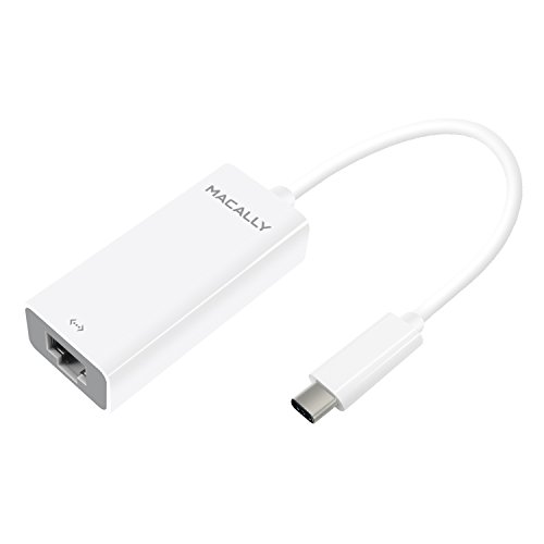 Macally UCGB USB-C auf Gigabit Ethernet Adapter für MacBook, MacBook Pro von Macally