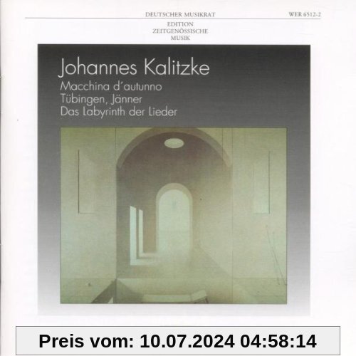 Deutscher Musikrat: Edition Zeitgenössische Musik - Johannes Kalitzke von Macchina d'Autunno