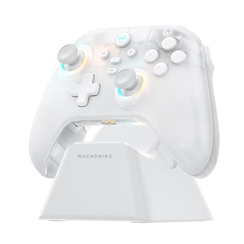 Machenike G3 V2 SET Bluetooth-Controller für PC/Switch/iOS/Android - Hall-Effekt-Joysticks, RGB-Beleuchtung, programmierbare Tasten, 1000mAh Akku - Ultra-Niedrige Latenz & 1000Hz Abtastrate Machenike G3 V2 SET Bluetooth-Controller für PC/Switch/iOS/Android - Hall-Effekt-Joysticks, RGB-Beleuchtung, programmierbare Tasten, 1000mAh Akku - Ultra-Niedrige Latenz & 1000Hz Abtastrate von Machenike