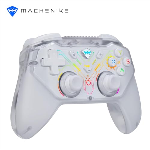 Machenike G3S PC Controller Wireless für Windows PC,Switch,Android,PC Controller Gaming mit Zwei Vibrationsmotoren,zwei Verbindungsmodi,LED-Hintergrundbeleuchtung,Plug-and-Play (Weiß) Machenike G3S PC Controller Wireless für Windows PC,Switch,Android,PC Controller Gaming mit Zwei Vibrationsmotoren,zwei Verbindungsmodi,LED-Hintergrundbeleuchtung,Plug-and-Play (Weiß) von Machenike