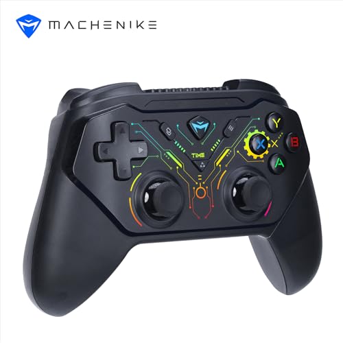 Machenike G3S PC Controller Wireless für Windows PC,Switch,Android,PC Controller Gaming mit Zwei Vibrationsmotoren,zwei Verbindungsmodi,LED-Hintergrundbeleuchtung,Plug-and-Play (Schwarz) Machenike G3S PC Controller Wireless für Windows PC,Switch,Android,PC Controller Gaming mit Zwei Vibrationsmotoren,zwei Verbindungsmodi,LED-Hintergrundbeleuchtung,Plug-and-Play (Schwarz) von Machenike