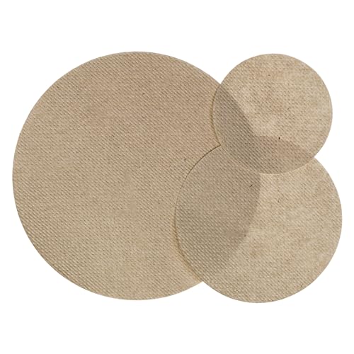 Macherey & Nagel ML-0602 Zellulose Technisch Genarbt Rundfilter, Bräunlich, Sorte MN 620, Mittelschnell (20 s), 45cm Durchmesser, 100 Stück von Macherey & Nagel
