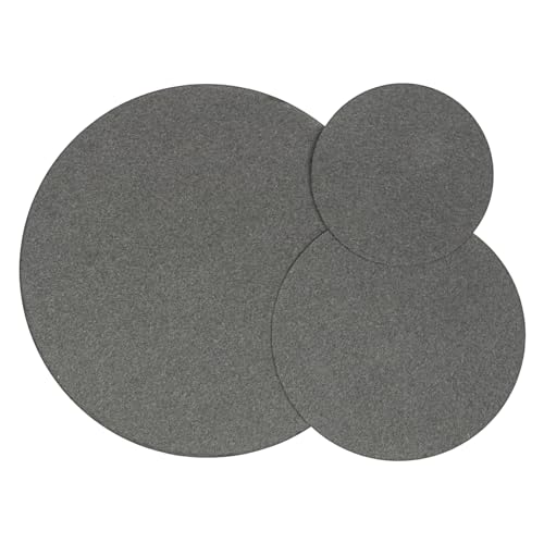 Macherey & Nagel ML-0779 Zellulose Aktivkohle Glatt Rundfilter, Grau, Sorte MN 728, Langsam (55 s), 7cm Durchmesser, 100 Stück von Macherey & Nagel