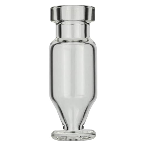 Macherey & Nagel ML-1529 Glas Rollrandflasche Konisch mit Rundem Glasstandfuß, N 11, Klar, 1.1ml Kapazität, 11.6mm Durchmesser, 32.0mm Höhe, 100 Stück von Macherey & Nagel