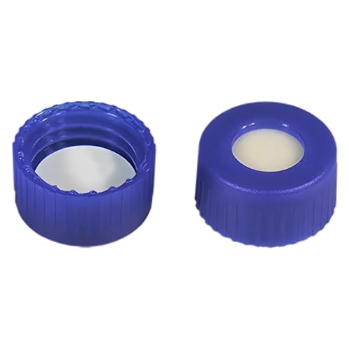 Macherey & Nagel ML-1544 Polypropylen Schraubverschluss Bonded, N 9, Blau, Silikon/PTFE Septenmaterial, 1.3mm Septendicke, 100 Stück von Macherey & Nagel