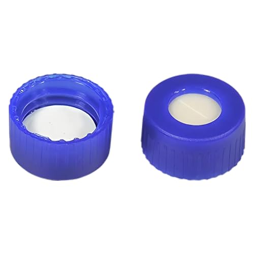 Macherey & Nagel ML-1545 Polypropylen Schraubverschluss Bonded, N 9, Blau, Silicone/PTFE, Slit Septenmaterial, 1.3mm Septendicke, 100 Stück von Macherey & Nagel
