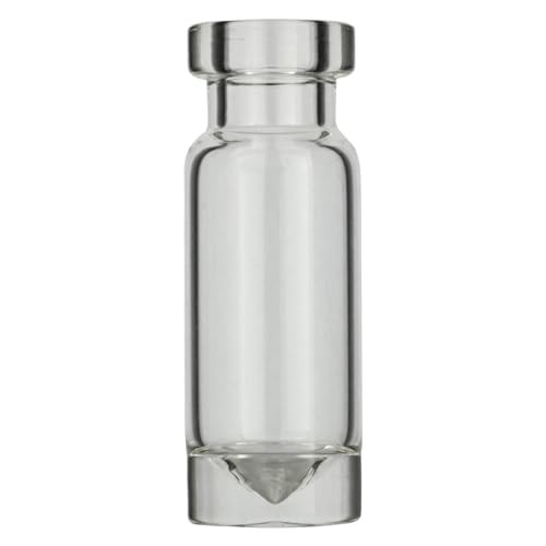 Macherey & Nagel ML-1903 Glas Rollrandflasche, N 11, 15 µL Innenkonus im Soliden Glasboden, Klar, 1.1ml Kapazität, 11.6mm Durchmesser, 32.0mm Höhe, 100 Stück von Macherey & Nagel