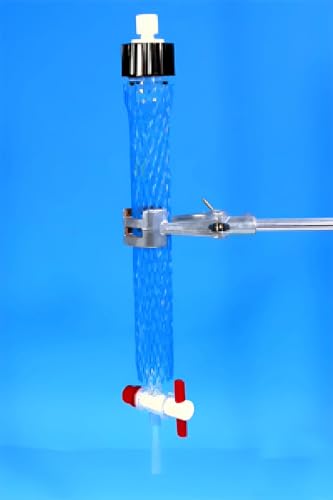 Macherey & Nagel ML-3032 Glas Komplett Flash Chromatographiesäule mit Adapter und PTFE-Hahn, 400mm Länge, 20mm Innendurchmesser von Macherey-Nagel