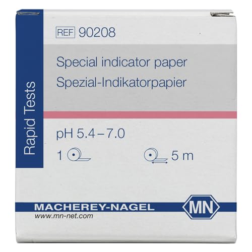 Macherey & Nagel ML-6180 Spezial Indikatorpapier Rolle, pH 5.4-7.0, 5m Länge x 7mm Breite Macherey & Nagel ML-6180 Spezial Indikatorpapier Rolle, pH 5.4-7.0, 5m Länge x 7mm Breite von Macherey & Nagel