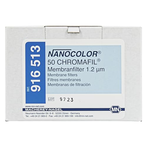 Macherey & Nagel ML-6456 CHROMAFIL 1.2µm Membranfilter für NANOCOLOR Membranfiltrationssatz, Nachfüllpackung, 50 Stück Macherey & Nagel ML-6456 CHROMAFIL 1.2µm Membranfilter für NANOCOLOR Membranfiltrationssatz, Nachfüllpackung, 50 Stück von Macherey & Nagel