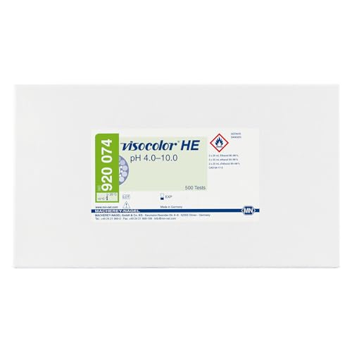 Macherey & Nagel ML-6674 VISOCOLOR HE Kolorimetrischer pH-Teststreifen, pH 4-10, 500 Stück Macherey & Nagel ML-6674 VISOCOLOR HE Kolorimetrischer pH-Teststreifen, pH 4-10, 500 Stück von Macherey & Nagel