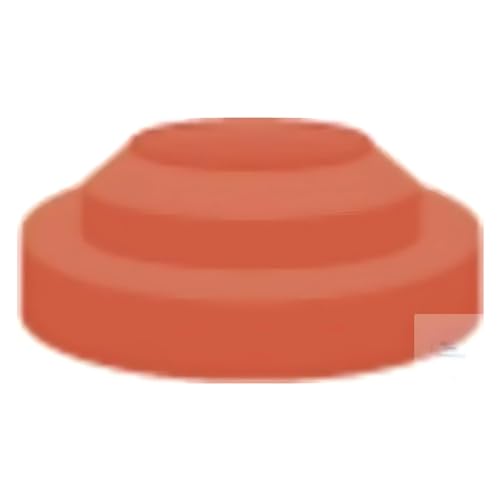 Macherey & Nagel ML-7204 Brombutyl Stopfen, Rot, 20mm Durchmesser, 100 Stück von Macherey & Nagel